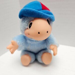 80s Vintage Fun World Plush Rubber Face Hands Feet Bird Hat Hang